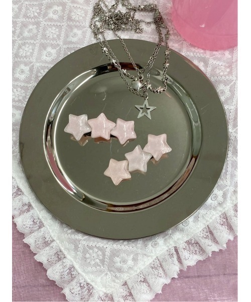 WC(ダブル シー)の「《2点セット》スタークリップセット(バレッタ/ヘアクリップ・レディース・ブルー/ピンク・FREE)」の11枚目の写真