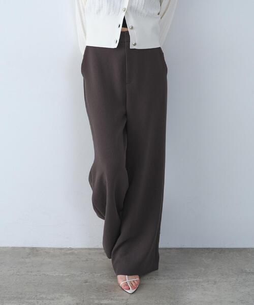 CODE A(コードエー)の「easy-fit trousers(その他パンツ・レディース・ブラック/ブラウン系その他・36/34/38)」の1枚目の写真