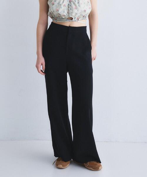 CODE A(コードエー)の「easy-fit trousers(その他パンツ・レディース・ブラック/ブラウン系その他・36/34/38)」の2枚目の写真