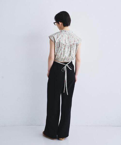 CODE A(コードエー)の「easy-fit trousers(その他パンツ・レディース・ブラック/ブラウン系その他・36/34/38)」の4枚目の写真
