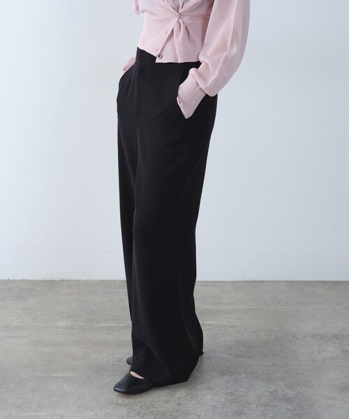 CODE A(コードエー)の「easy-fit trousers(その他パンツ・レディース・ブラック/ブラウン系その他・36/34/38)」の5枚目の写真