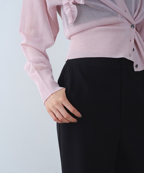 CODE A(コードエー)の「easy-fit trousers(その他パンツ・レディース・ブラック/ブラウン系その他・36/34/38)」の9枚目の写真