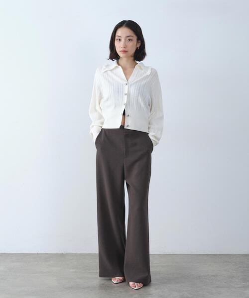 CODE A(コードエー)の「easy-fit trousers(その他パンツ・レディース・ブラック/ブラウン系その他・36/34/38)」の14枚目の写真
