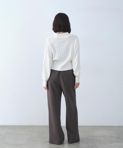 CODE A(コードエー)の「easy-fit trousers(その他パンツ・レディース・ブラック/ブラウン系その他・36/34/38)」の15枚目の写真