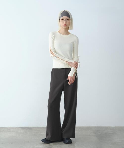 CODE A(コードエー)の「easy-fit trousers(その他パンツ・レディース・ブラック/ブラウン系その他・36/34/38)」の16枚目の写真