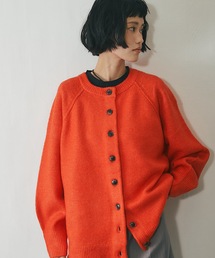 ノーカラーコート ノーカラージャケット オレンジ カジュアル シンプル 無地 日本製】ノーカラーコート（ノーカラーコート） | COUP DE