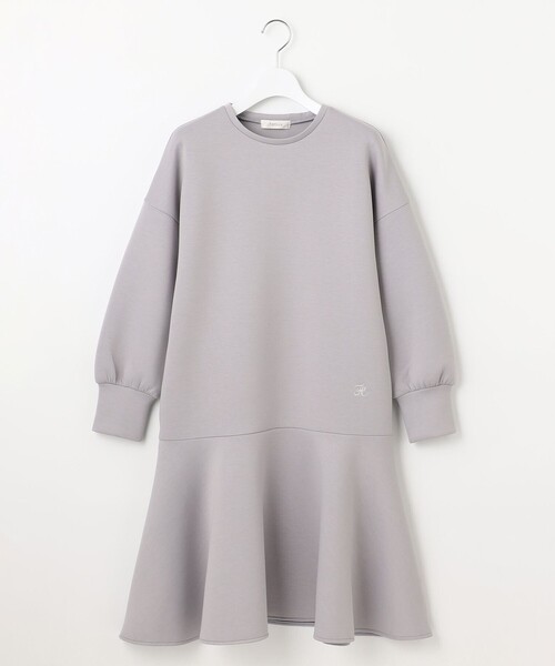 Feroux(フェルゥ)の「バックリボンダンボール ワンピース(ワンピース・レディース・グレー系/アイボリー系/スカイブルー系・MEDIUM/SMALL)」の9枚目の写真
