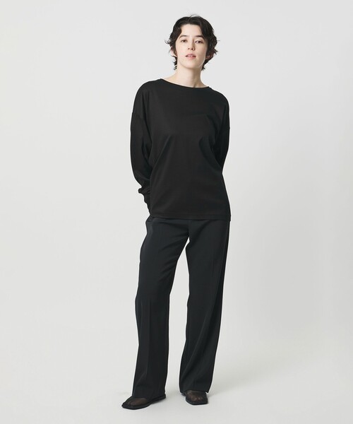 MARW UNITED ARROWS（マルゥ ユナイテッドアローズ）の「＜MARW UNITED ARROWS＞ロングスリーブ カットソー 汗染み防止（Tシャツ/カットソー・レディース・ホワイト/ライトグレー/ダークブラウン/ブラック/グレー系/ネイビー/その他1・FREE）」の11枚目の写真