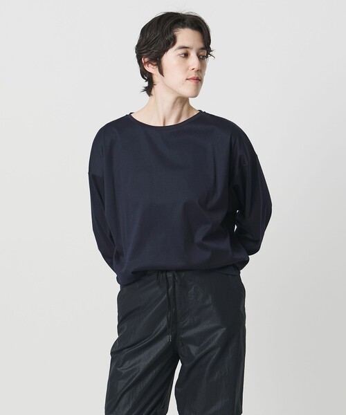 MARW UNITED ARROWS（マルゥ ユナイテッドアローズ）の「＜MARW UNITED ARROWS＞ロングスリーブ カットソー 汗染み防止（Tシャツ/カットソー・レディース・ホワイト/ライトグレー/ダークブラウン/ブラック/グレー系/ネイビー/その他1・FREE）」の14枚目の写真