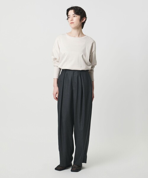MARW UNITED ARROWS（マルゥ ユナイテッドアローズ）の「＜MARW UNITED ARROWS＞ロングスリーブ カットソー 汗染み防止（Tシャツ/カットソー・レディース・ホワイト/ライトグレー/ダークブラウン/ブラック/グレー系/ネイビー/その他1・FREE）」の17枚目の写真