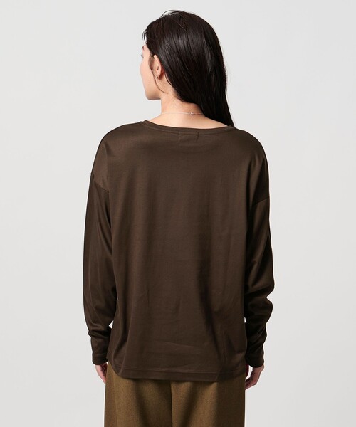 MARW UNITED ARROWS（マルゥ ユナイテッドアローズ）の「＜MARW UNITED ARROWS＞ロングスリーブ カットソー 汗染み防止（Tシャツ/カットソー・レディース・ホワイト/ライトグレー/ダークブラウン/ブラック/グレー系・FREE）」の22枚目の写真