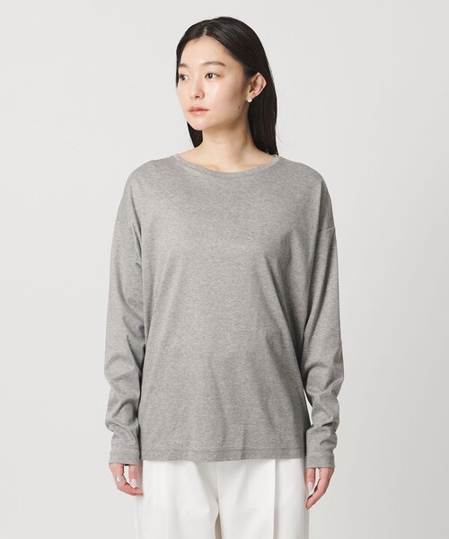 MARW UNITED ARROWS（マルゥ ユナイテッドアローズ）の「＜MARW UNITED ARROWS＞ロングスリーブ カットソー 汗染み防止（Tシャツ/カットソー・レディース・ホワイト/ライトグレー/ダークブラウン/ブラック/グレー系・FREE）」の21枚目の写真