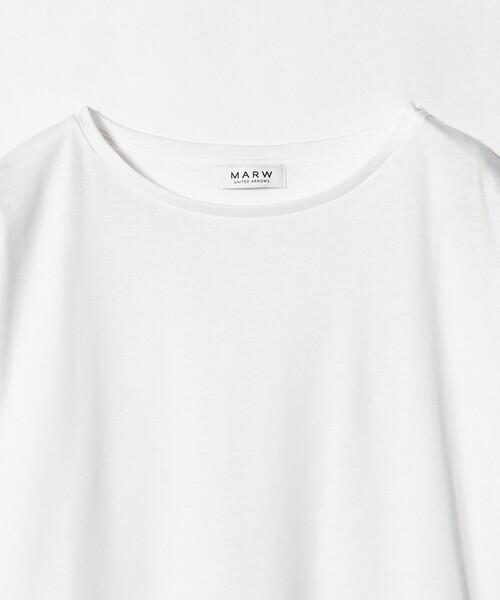 MARW UNITED ARROWS（マルゥ ユナイテッドアローズ）の「＜MARW UNITED ARROWS＞ロングスリーブ カットソー 汗染み防止（Tシャツ/カットソー・レディース・ホワイト/ライトグレー/ダークブラウン/ブラック/グレー系・FREE）」の7枚目の写真