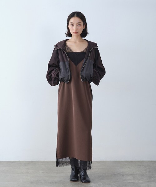 CODE A(コードエー)の「urban light crop blouson(ブルゾン・レディース・ブラック系4/ブラウン系その他5・00)」の8枚目の写真