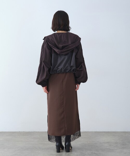 CODE A(コードエー)の「urban light crop blouson(ブルゾン・レディース・ブラック系4/ブラウン系その他5・00)」の10枚目の写真