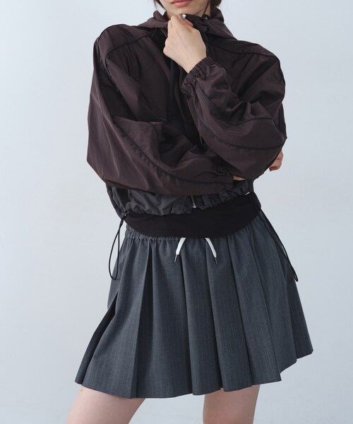 CODE A(コードエー)の「urban light crop blouson(ブルゾン・レディース・ブラック系4/ブラウン系その他5・00)」の12枚目の写真