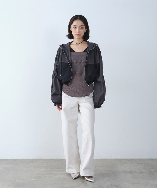 CODE A(コードエー)の「urban light crop blouson(ブルゾン・レディース・ブラック系4/ブラウン系その他5・00)」の4枚目の写真