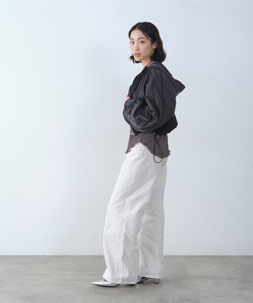 CODE A(コードエー)の「urban light crop blouson(ブルゾン・レディース・ブラック系4/ブラウン系その他5・00)」の5枚目の写真