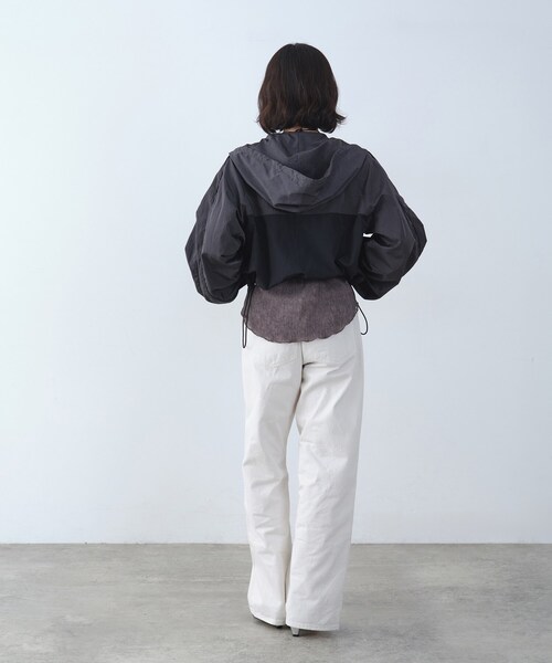CODE A(コードエー)の「urban light crop blouson(ブルゾン・レディース・ブラック系4/ブラウン系その他5・00)」の6枚目の写真