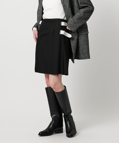 セール】【別注】＜O'NEIL of DUBLIN＞ベルト コンビ ミニ スカート