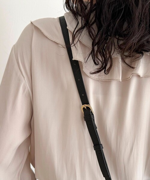 fredy emue（フレディエミュ）の「スエード配色底マチ立体ショルダーバッグ（ショルダーバッグ・レディース・ブラウン/オリーブ・FREE）」の8枚目の写真