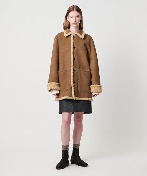 Steven Alan / ムートンブルゾン/--/羊革/BRW/8225-199-0434/リバーシブル Steven Alan＞ムートン リバーシブル ブルゾン（その他アウター