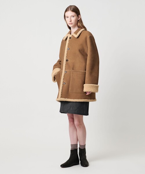 Steven Alan（スティーブンアラン）の「＜Steven Alan＞ムートン リバーシブル ブルゾン（その他アウター・レディース・ブラウン系/ダークブラウン・S/M）」の17枚目の写真