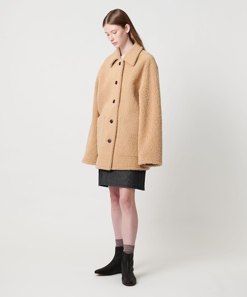 Steven Alan（スティーブンアラン）の「＜Steven Alan＞ムートン リバーシブル ブルゾン（その他アウター・レディース・ブラウン系/ダークブラウン・S/M）」の3枚目の写真