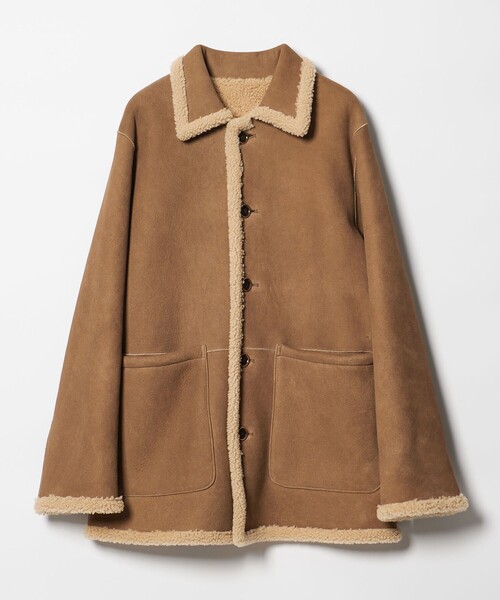 Steven Alan（スティーブンアラン）の「＜Steven Alan＞ムートン リバーシブル ブルゾン（その他アウター・レディース・ブラウン系/ダークブラウン・S/M）」の22枚目の写真