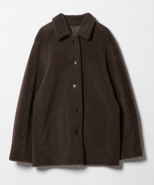 Steven Alan（スティーブンアラン）の「＜Steven Alan＞ムートン リバーシブル ブルゾン（その他アウター・レディース・ブラウン系/ダークブラウン・S/M）」の16枚目の写真