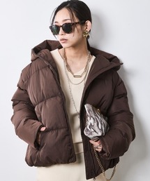 CHIC STYLE（シックスタイル）の「中綿ファイバーダウンフーディブルゾン＜大きいサイズ有＞シックスタイル（ダウンジャケット/コート）」