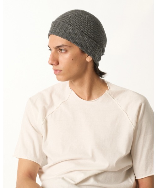wjk（ダヴルジェイケイ）の「comfy 2-way knit watch（ニットキャップ/ビーニー・メンズ・ブラック/チャコールグレー/ベージュ・FREE）」の17枚目の写真