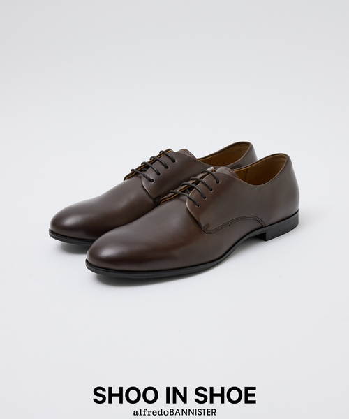 alfredoBANNISTER（アルフレッドバニスター）の「【SHOO IN SHOE】スタンダード プレーントゥ シューズ  / レザーシューズ（ドレスシューズ・メンズ・ライトグレー/ブラック/ダークブラウン・44/40/41/42/43/45）」の3枚目の写真