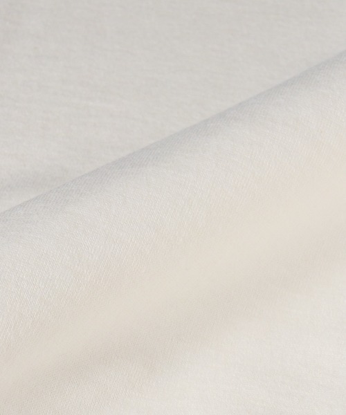 three dots（スリードッツ）の「コットンウール 長袖Tシャツ（Tシャツ/カットソー・メンズ・ブラック/オフホワイト/パープル/ブラウン系その他2・SMALL/MEDIUM/LARGE）」の5枚目の写真