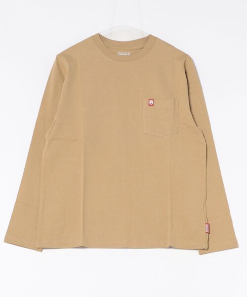 COLEMAN(コールマン)の「/Coleman/1P REG CREW L/S(Tシャツ/カットソー・メンズ・ベージュ/グレー/ブラック/ホワイト・LARGE/X-LARGE/MEDIUM/SMALL)」の1枚目の写真