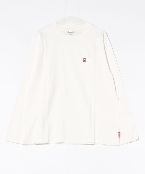 COLEMAN(コールマン)の「/Coleman/1P REG CREW L/S(Tシャツ/カットソー・メンズ・ベージュ/グレー/ブラック/ホワイト・LARGE/X-LARGE/MEDIUM/SMALL)」の2枚目の写真