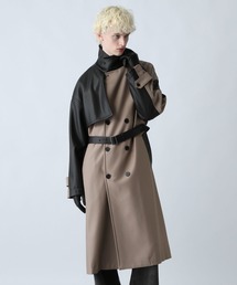 新品 トレンチコート  高級鹿皮製 ダブルトレンチコート (7201R244-71) | Savile Row | 紳士服