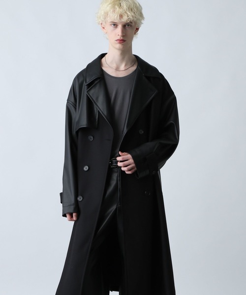 レザーキリカエトレンチコート(HARE)（トレンチコート）｜HARE