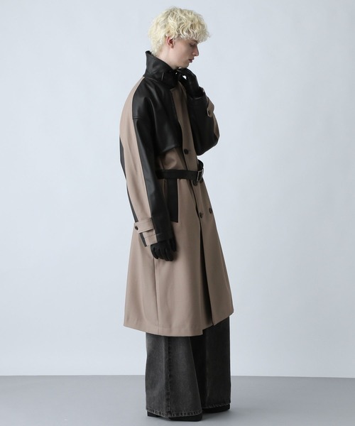 レザーキリカエトレンチコート(HARE)（トレンチコート）｜HARE