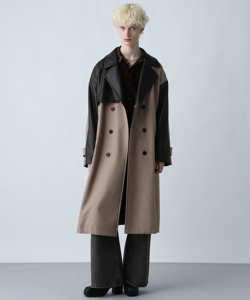 レザーキリカエトレンチコート(HARE)（トレンチコート）｜HARE