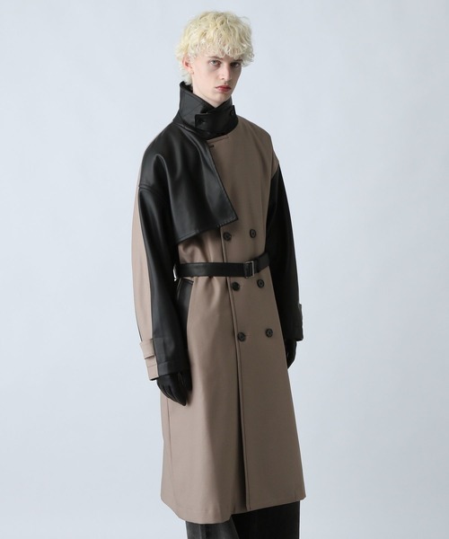 レザーキリカエトレンチコート(HARE)（トレンチコート）｜HARE