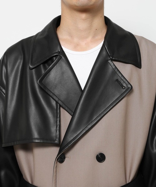 レザーキリカエトレンチコート(HARE)（トレンチコート）｜HARE