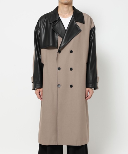 HARE 切り替えトレンチコート スタンドカラー HARE 切り替えトレンチコート スタンドカラー HARE ステンカラー