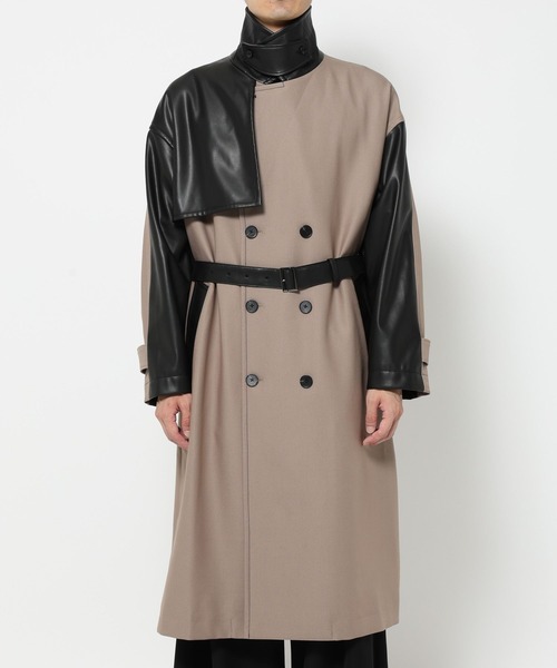 HARE/ハレ　WT/Fレザーキリカエトレンチ 楽天市場】(M)Fレザーキリカエトレンチコート HARE ハレ