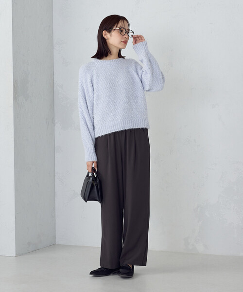COMME CA ISM(コムサイズム)の「裾スリットストレートシルエット イージーパンツ(その他パンツ・レディース・チャコール/グレー・SMALL/MEDIUM/LARGE/X-LARGE)」の11枚目の写真