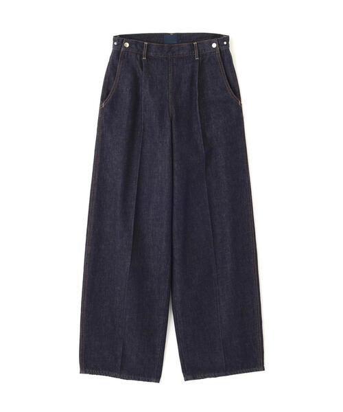 SERGE de bleu（サージ）の「＜SERGE/サージ＞Ｗサイドジップパンツ（デニムパンツ・レディース・ネイビー・36/38）」の2枚目の写真