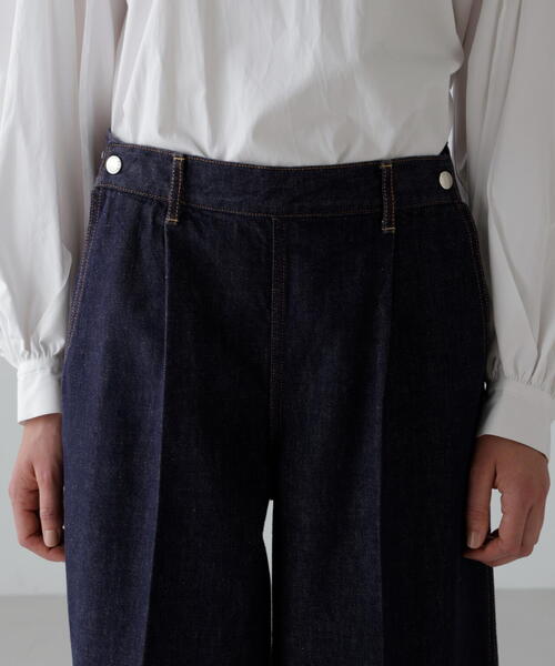 SERGE de bleu（サージ）の「＜SERGE/サージ＞Ｗサイドジップパンツ（デニムパンツ・レディース・ネイビー・36/38）」の8枚目の写真