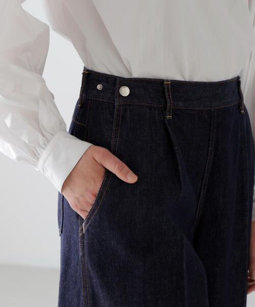 SERGE de bleu（サージ）の「＜SERGE/サージ＞Ｗサイドジップパンツ（デニムパンツ・レディース・ネイビー・36/38）」の9枚目の写真