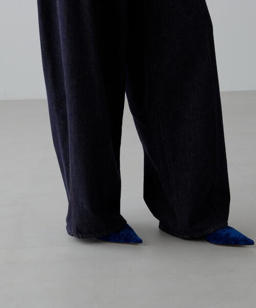 SERGE de bleu（サージ）の「＜SERGE/サージ＞Ｗサイドジップパンツ（デニムパンツ・レディース・ネイビー・36/38）」の10枚目の写真