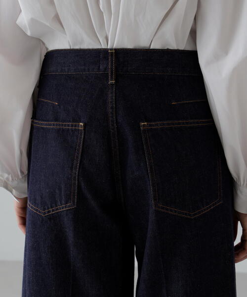 SERGE de bleu（サージ）の「＜SERGE/サージ＞Ｗサイドジップパンツ（デニムパンツ・レディース・ネイビー・36/38）」の11枚目の写真